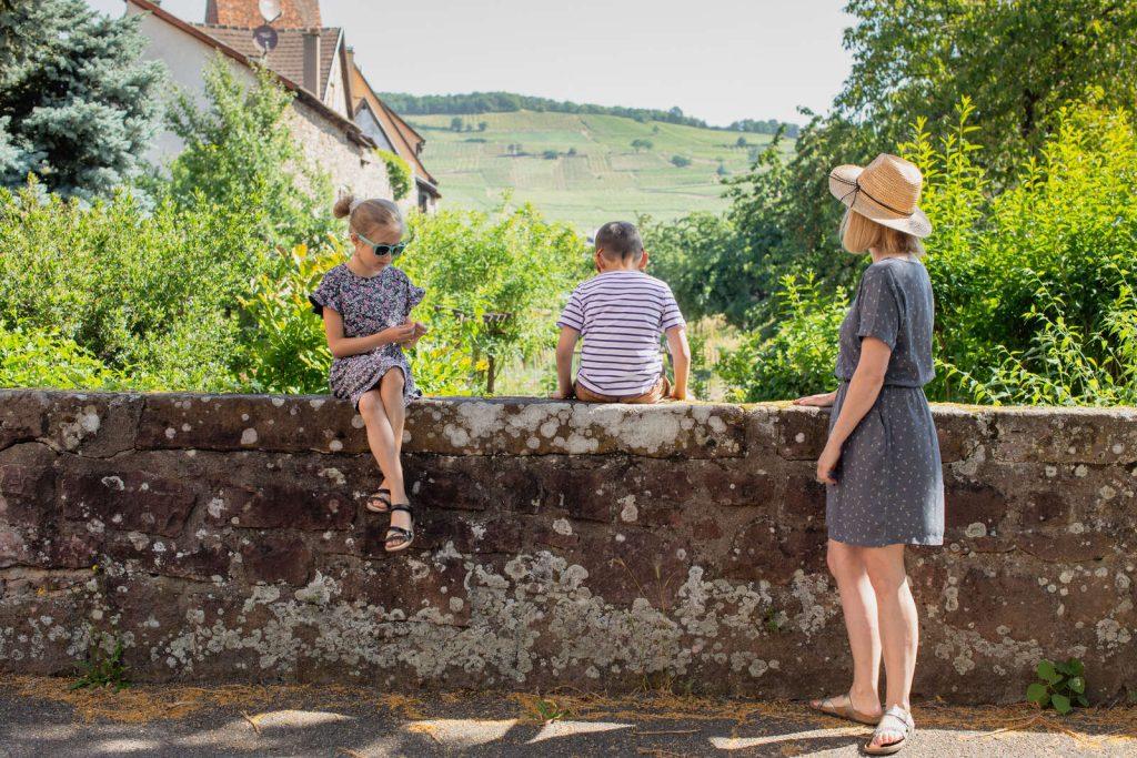 En famille dans la vallée de Kaysersberg en Alsace