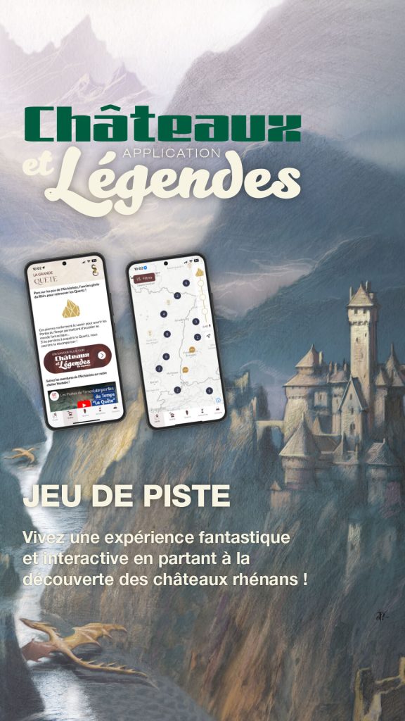 Châteaux et légendes application Alsace