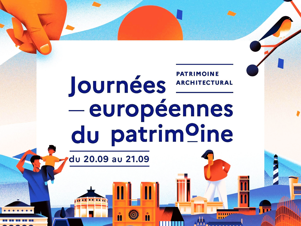 Affiche JEP Journée Européenne du Patrimoine 2025