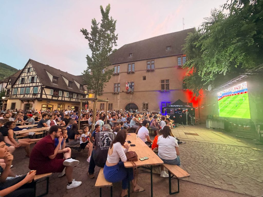 Fan Zone coupe du monde Kaysersberg Alsace