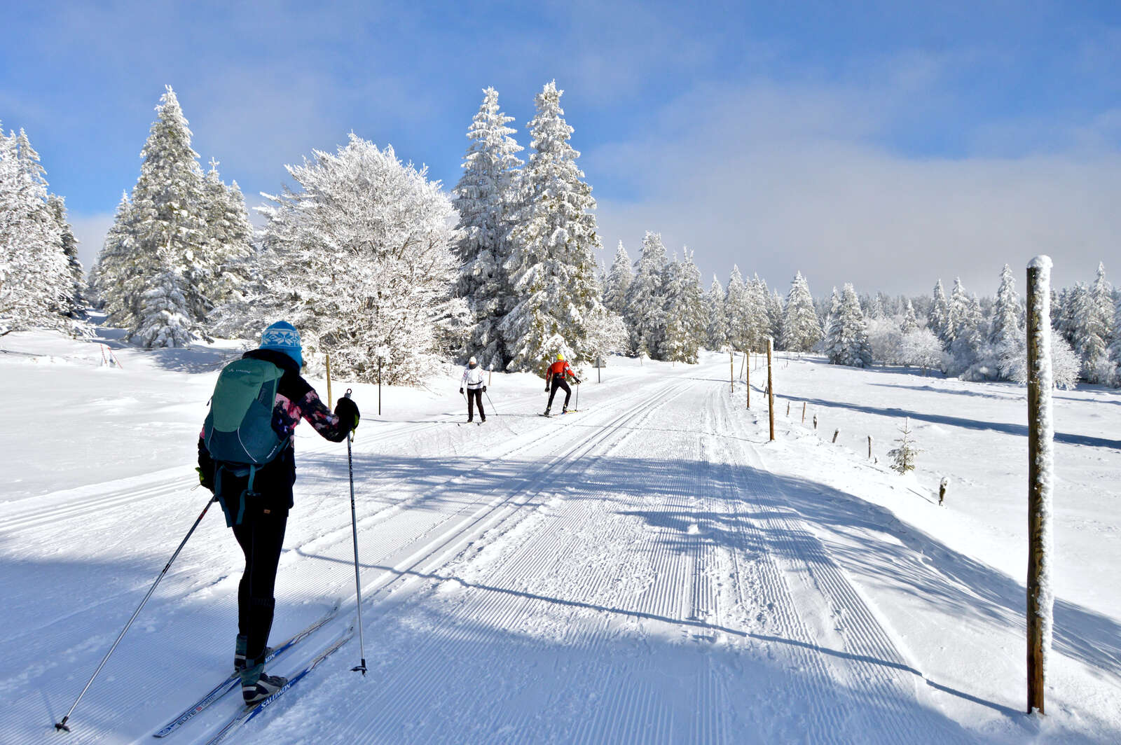 Winter sports at Lac Blanc resort